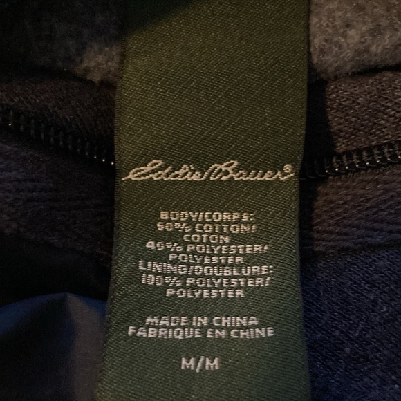 Reversible Navy Eddie Bauer Lightweight Jacket / Windbreaker. - Picture 9 of 12